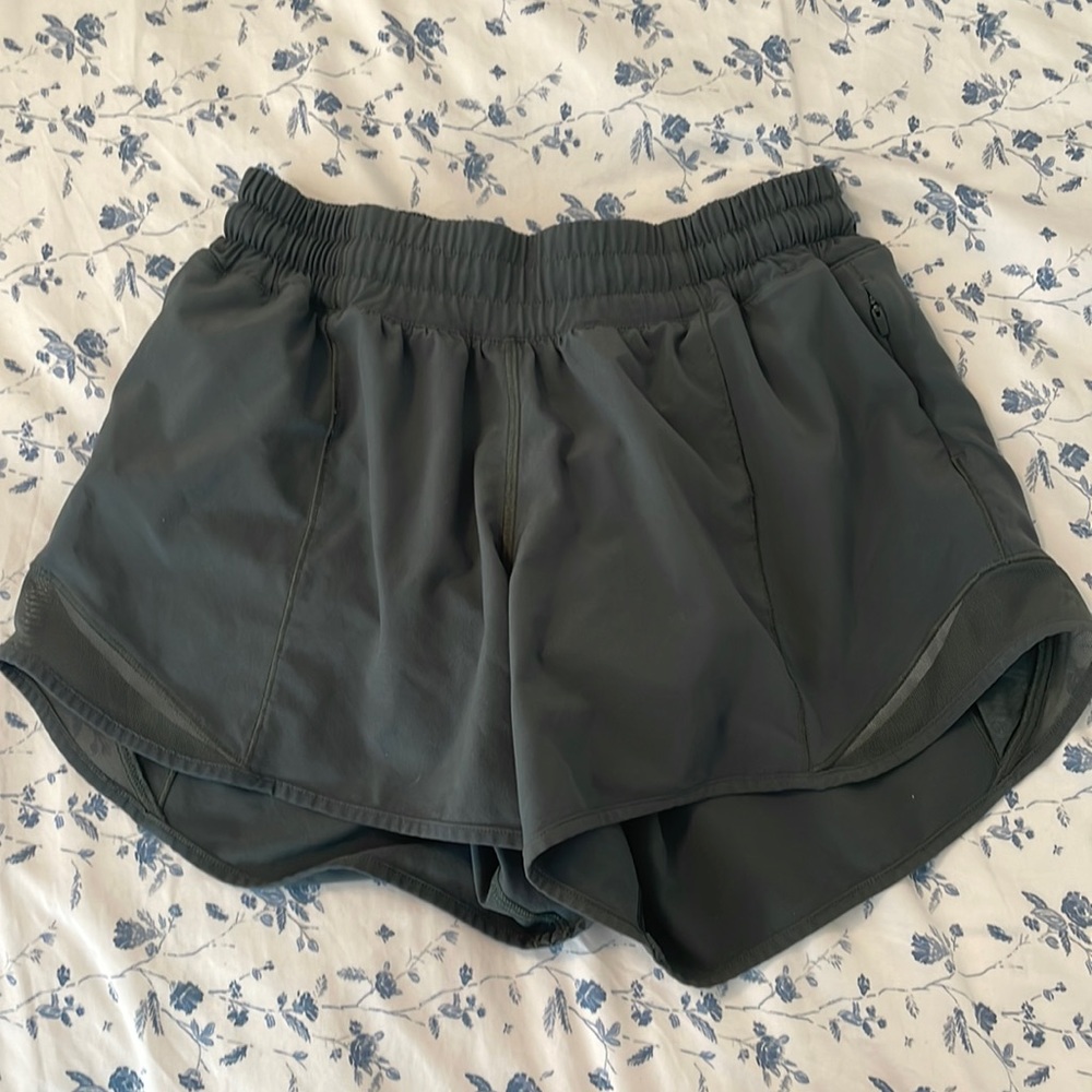 rare green lululemon shorts
